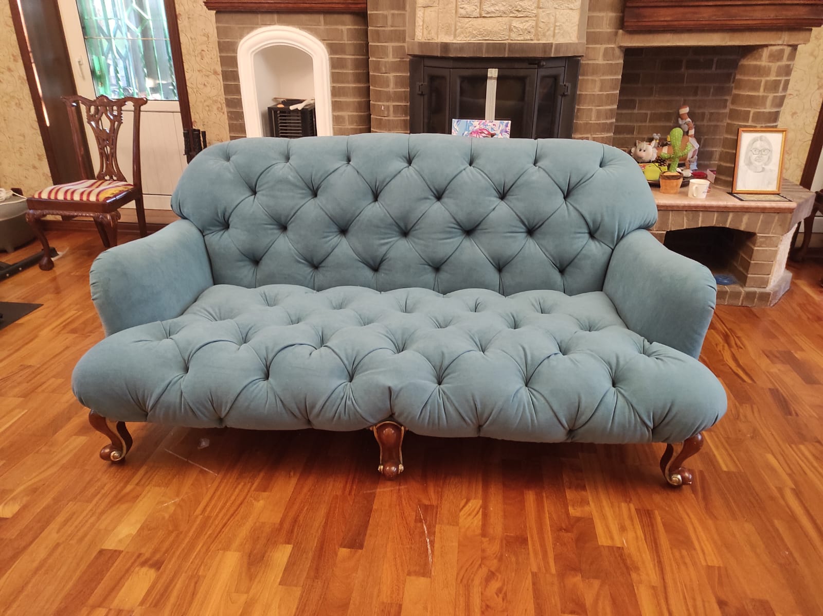 Обивка дивана. Сычёво