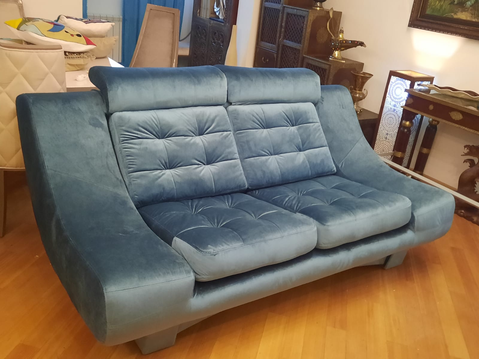 Обивка дивана на дому. Сычёво